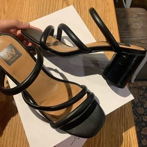 Dolce Vita Myla Black Slide Sandal